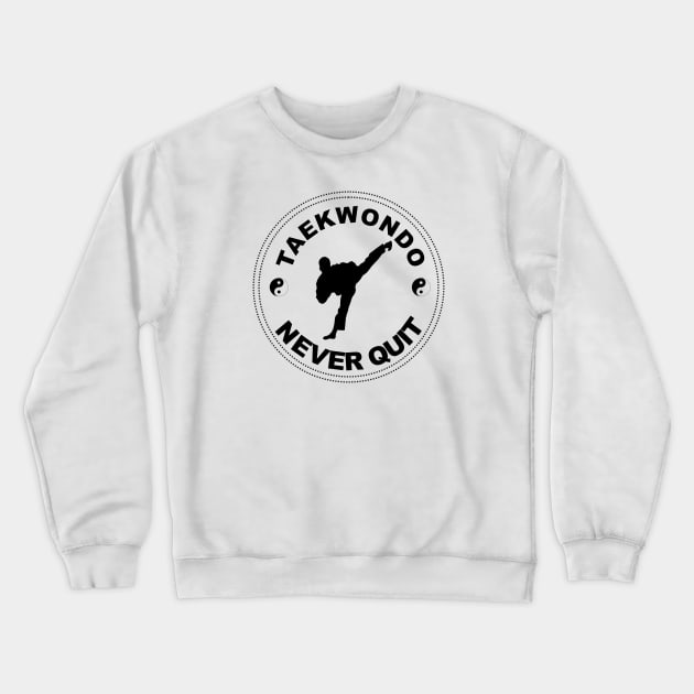 taekwondo Crewneck Sweatshirt by dishcubung